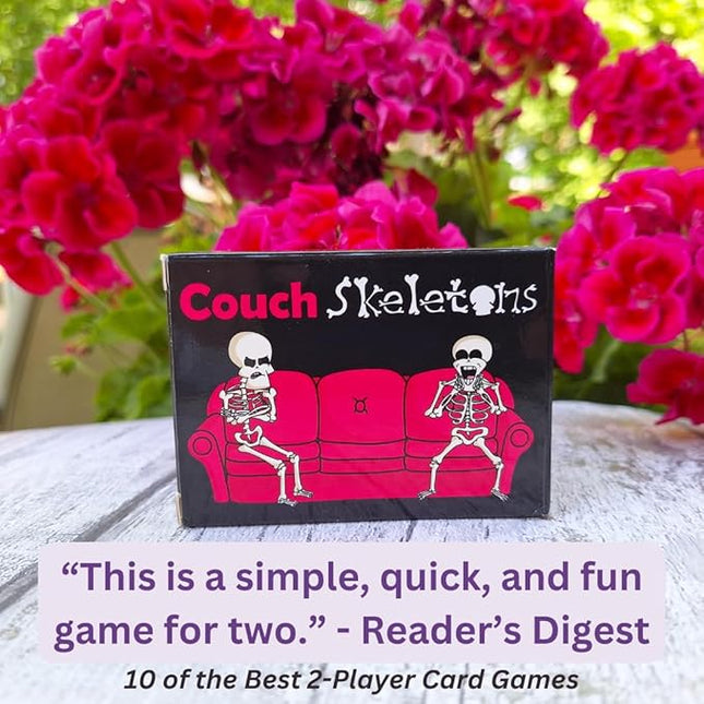 Couch Skeletons Card Game - Quick and Easy 2 Player Game by The Dusty Top Hat