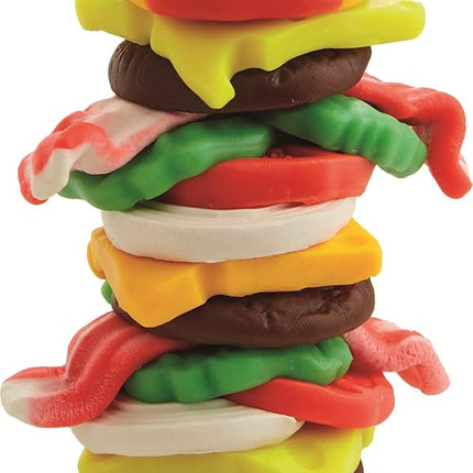 Play-Doh Kitchen Creations Burger and Fries Set with 8 Non-Toxic Colors
