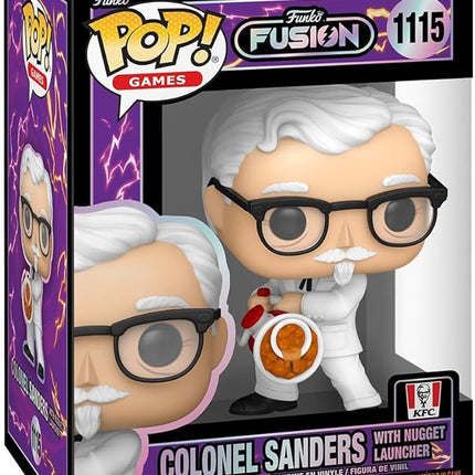 Funko Pop! Ad Icons: Fusion - Colonel Sanders - 1/6 Odds for Rare Chase Variant Fusion - Collectable Vinyl Figure - Gift Idea - Official Merchandise - Toys for Kids & Adults