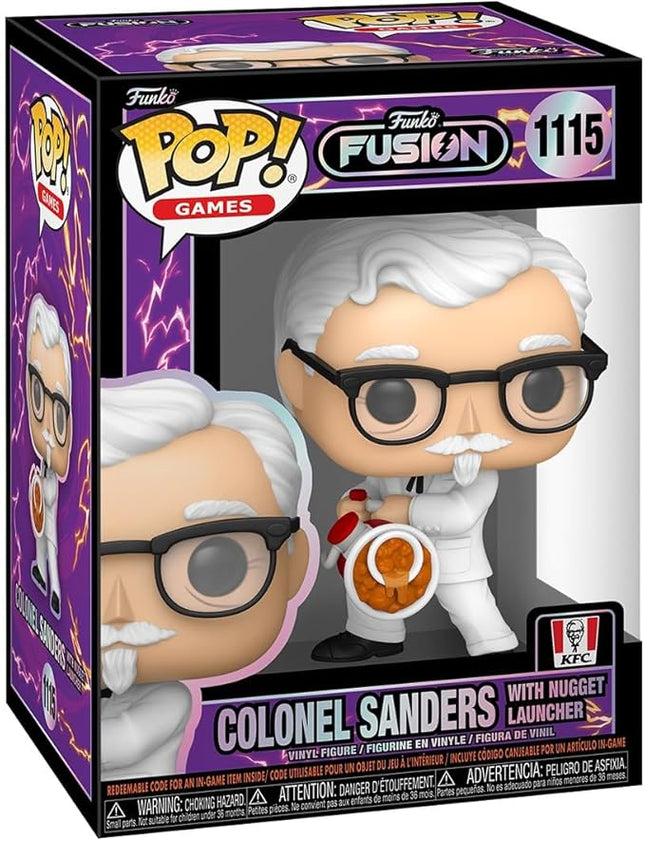 Funko Pop! Ad Icons: Fusion - Colonel Sanders - 1/6 Odds for Rare Chase Variant Fusion - Collectable Vinyl Figure - Gift Idea - Official Merchandise - Toys for Kids & Adults