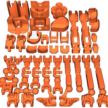 Assembly Completed T13 Action Figure, Titan 13 3D Printed Action Figure, 3D Printed Titan13, Assembled Dummy 13 Lucky 13 Toy Figure