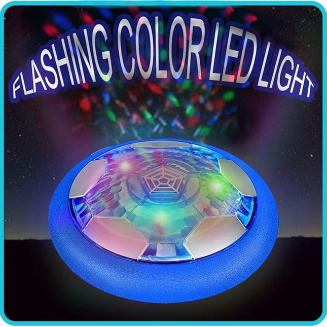 JRD&BS WINL Kids Toys Hover Soccer Ball - Battery Operated Air Floating With LED Light and Soft Foam Bumper, Indoor Outdoor Hover Game Gifts for Ages 3-16