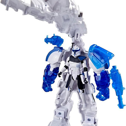 STAR WARS Epic World of Action Clone Captain Rex Mech Force Suit, 6.5-Inch Mech Suit & 4-Inch Action Figure, Toys for Boys & Girls Ages 4+ (Amazon Exclusive)
