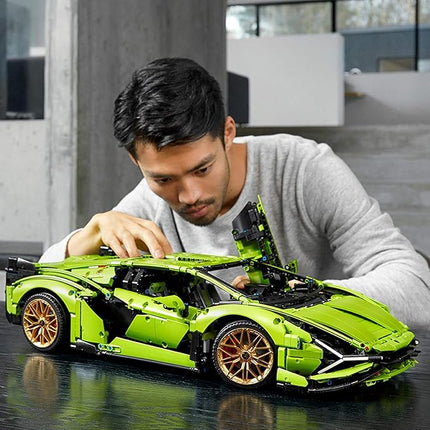LEGO Technic Lamborghini Sián FKP 37 Building Sets for Adults - Detailed Lamborghini Model Car Kit for Men & Women, Ages 18+ Years - Display in Room as Decor - 42115