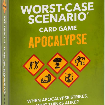 MOOSE GAMES The Worst-Case Scenario Card Game Apocalypse | Match How Players Rank Five Apocalyptic Scenarios from Bad to Worst | Score Points and Win! for Ages 14 to Adult for 3 to 6 Players