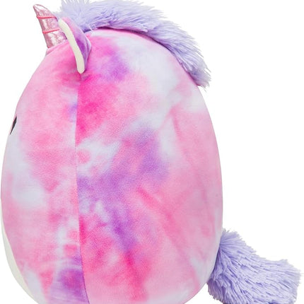 Squishmallows Original 14-Inch Lola Purple and Pink Tie-Dye Unicorn - Large Ultrasoft Official Jazwares Plush