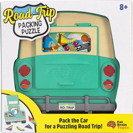 Fat Brain Toys Road Trip Packing Puzzle - Travel Brainteaser Game for Ages 8+