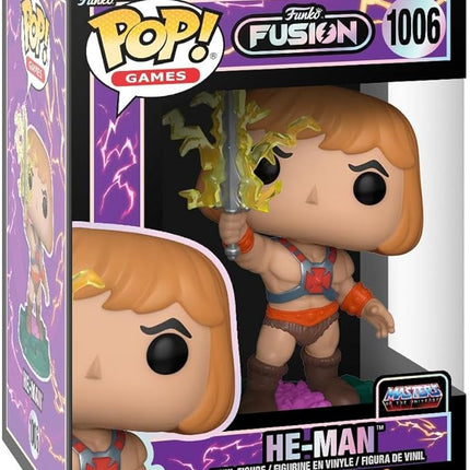 Funko POP! Games: Fusion - He-Man W 1/6 Odds for Rare Chase Variant - 1/6 Odds for Rare Chase Variant - Masters of The Universe - Collectable Vinyl Figure - Gift Idea - Official Merchandise