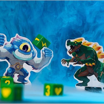 IELLO: King of Tokyo: Origins - Family-Friendly Dice & Strategy Board Game, Battling Monsters-Robots-Aliens, 4 New Monsters, Ages 8+, 2-4 Players