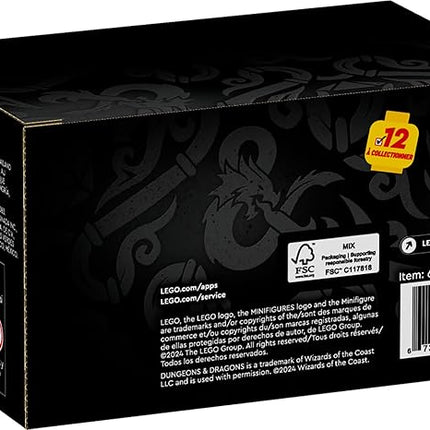 LEGO Minifigures Dungeons & Dragons 6 Pack - Toy for Boys & Girls Ages 5+ - Collectible Figures for Kids & Adult Fans - Dungeons & Dragons Gift - 66765