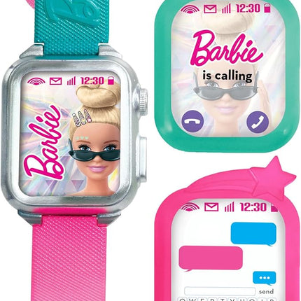 Barbie Photo Filter Play Camera and Play Smart Watch Set with Lights and Sounds, Pretend Play, Kids Toys for Ages 3 Up by Just Play