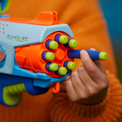 Elite Junior Rookie Pack, Easy Play Toy Foam Blaster, 32 Nerf Elite Darts, 4 Targets, Nerf Blasters for Kids Outdoor Games, Ages 6 & Up (Amazon Exclusive)