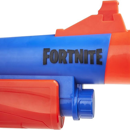 Nerf Fortnite Pump SG Blaster - Pump Action Mega Dart Blasting - Breech Load - 4 Official Mega Darts - for Youth, Teens, Adults, Blue,2.76 x 32.87 x 10.39 inches