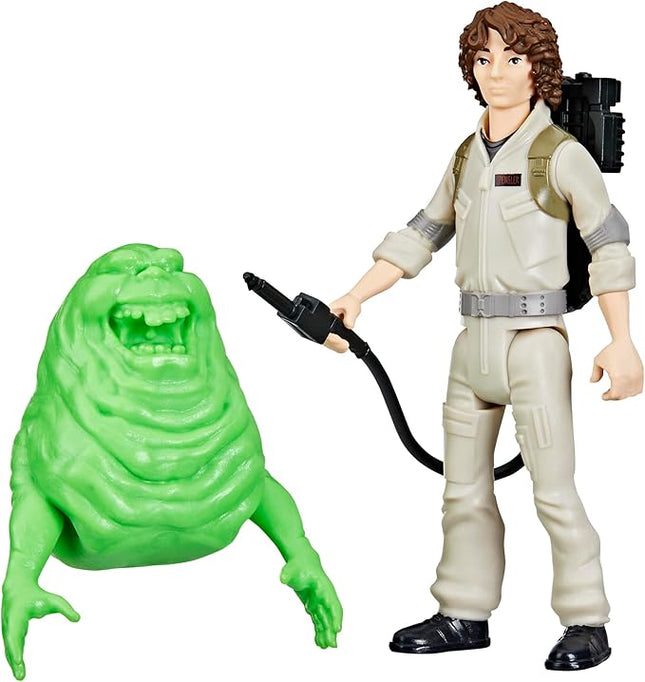 Ghostbusters Fright Features Trevor Spengler Action Figure with Ecto-Stretch Tech Slimer Ghost Toy Accessory, Toys for Kids Ages 4+