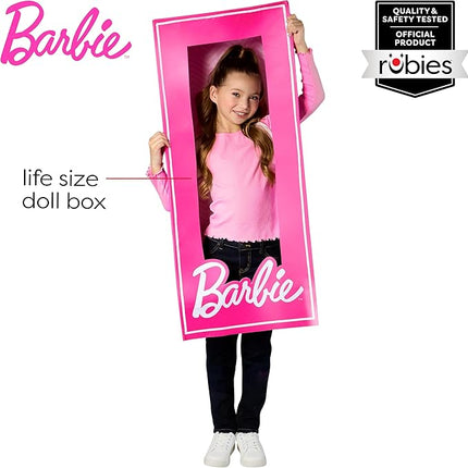 Rubies Barbie: Barbie Doll Box Costume for Kids, Girl's One Size