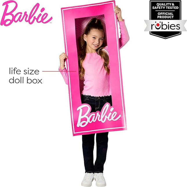 Rubies Barbie: Barbie Doll Box Costume for Kids, Girl's One Size