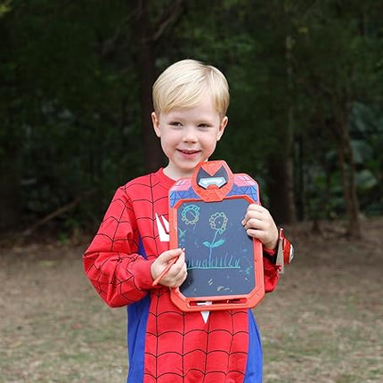 LCD Writing Tablet for Kids 10 Inch Spider Hero for Toddler 3 4 5 6 7 8 - Paint, Doodle Board, Drawing Pad - Travel Toys, Road Trip Car Activities, Birthday Christmas Gift Boys & Man