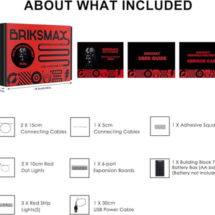 BRIKSMAX Light Kit for Lego-75304 Darth Vader Helmet - Led Lighting Compatible with Lego Star Wars Set - Not Include The Building Set