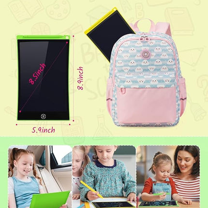 TECJOE 2 Pack LCD Writing Tablet, 8.5 Inch Colorful Doodle Board Drawing Tablet for Kids, Kids Travel Games Activity Learning Toys Birthday Gifts for 3 4 5 6 Year Old Boys and Girls Toddlers