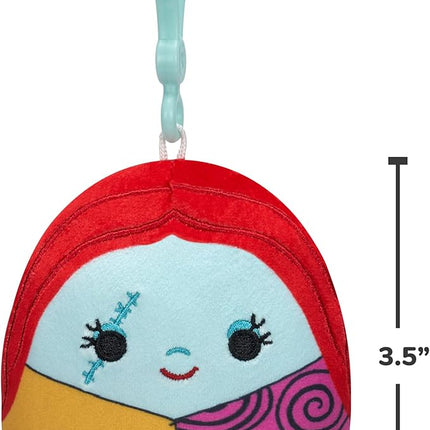 Squishmallows Original 3.5in Disney Jack Skellington and Sally Clip 2-Pack – Official Jazwares Plush