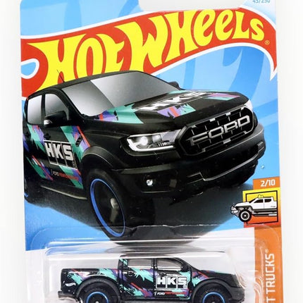 Mattel Hot Wheels '19 Ford Ranger Raptor, HW Hot Trucks 2/10 [Black] 43/250