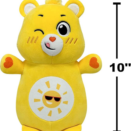 Squishmallows Original Care Bears 10in Funshine Bear HugMees – Ultrasoft Official Jazwares Plush (Medium-Sized)