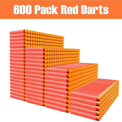 POKONBOY 1200 Pack Refill Darts Compatible with Nerf Guns, Refill Bullet Darts Foam Darts Compatible with Nerf Guns N-Strike Elite Series Blaster Toy Guns Kids