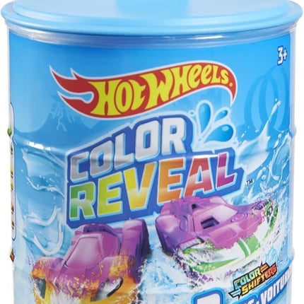 Hot Wheels Cars, Set of 2 Color Reveal Vehicles in 1:64 Scale with Surprise Initial Reveal & Repeat Color-Change Feature in Very Warm & ICY Cold Water (Styles May Vary)