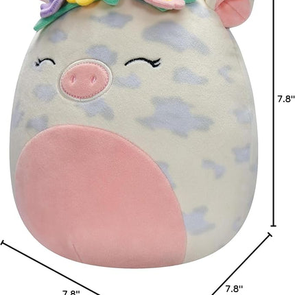 Squishmallows Original 20 cm Rosie Spotted Pig, Ultra Soft Plush, Official Kellytoy Plush Toy