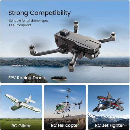 Holy Stone FAA Compliant Remote Identification broadcast Module Spare Parts for GPS Drones with Camera for Adults 4K, Remote ID broadcast Module Parts comply with US FAA Regulation; No worry about FAA