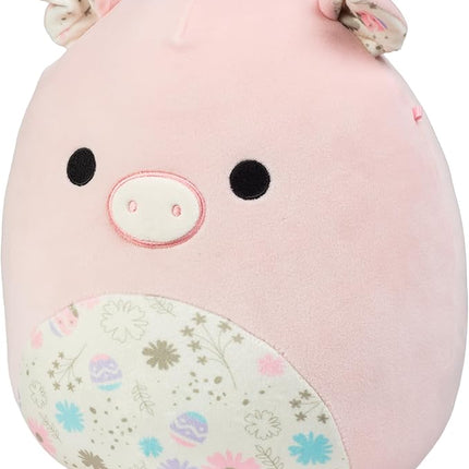 Squishmallows Original 10-Inch Peter The Pig - Official Jazwares Plush- Collectible Soft Squishy Pig Stuffed Animal Toy- Add to Your Squad- Gift for Kids, Girls & Boys