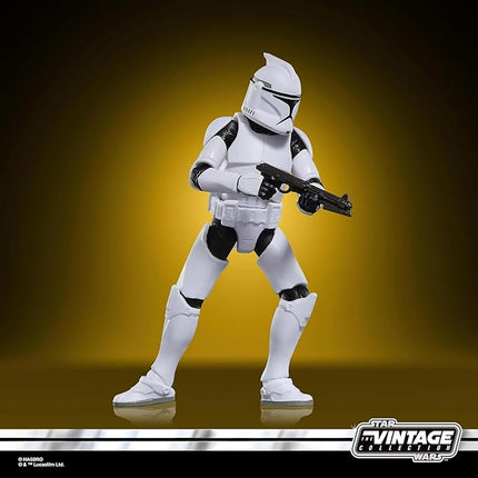 STAR WARS The Vintage Collection Phase I Clone Trooper, Attack of The Clones 3.75 Inch Collectible Action Figure