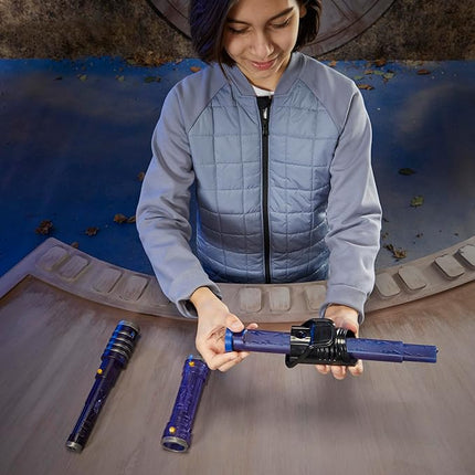 STAR WARS Lightsaber Forge Kyber Core Darksaber, Officially Licensed Customizable Electronic Mandalorian Lightsaber, Toys for 4 Year Old Boys and Girls