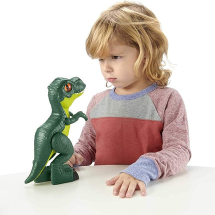 Fisher-Price Imaginext Jurassic World Dinosaur Toy T. rex XL Poseable Figure, 9.5 Inches Tall, Pretend Play Preschool Kids Ages 3+ Years
