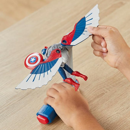 Marvel Epic Hero Series Captain America: Brave New World Flight Control Action Figure with Accessory, Super Hero Toys for Kids Ages 4+