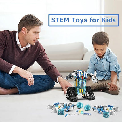 Robot Building Toys Stem Projects for Kids Ages 9-12, Remote & App Controlled Programmable Robot Building Blocks Science Kits Educational Birthday Xmax Gifts for 8-16 Year Old Teenage Boys Girls
