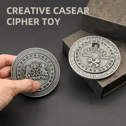 VIGIamy Fidget Toys Adults Brain Teaser Puzzles Fidget Spinners Metal Anxiety Stress Relief Toy Mind Puzzles Escape Room Game ADHD Autism Fidget Sensory Toys Office Desk Toy (Sliver)