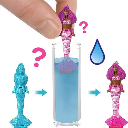 Barbie Mini Land 5 Dolls Reveal Pack, 1.5-inch Mini Dolls with Surprise Reveal & Sensory Play Piece (Styles May Vary)