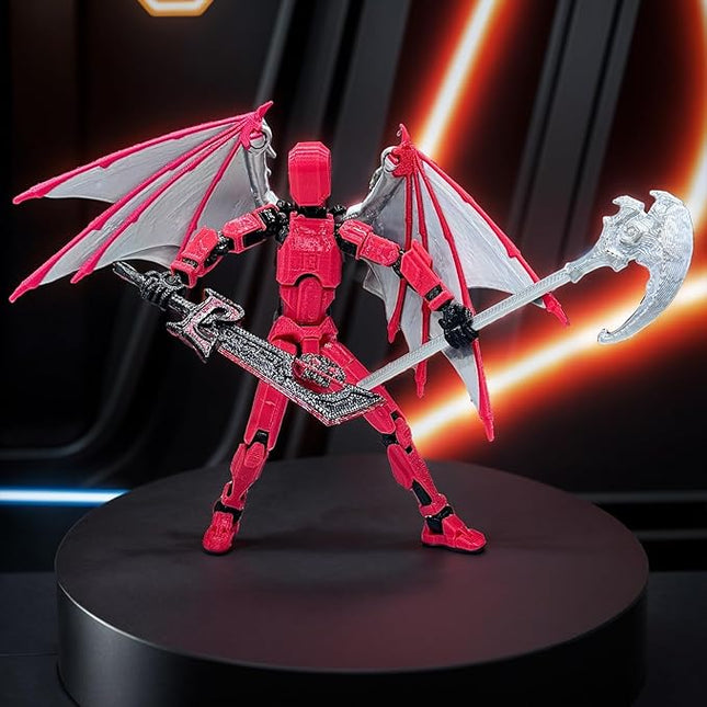 T13 Action Figure Set (Assembly Completed) - Titan 13 Robot Movable, 3D Printed Articulated, Full Body Mechanical Doll - Christmas Birthday Gift for Kids Adult