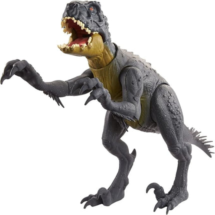 Mattel Jurassic World Toys Slash ‘N Battle Scorpios Rex Action & Sound Dinosaur Figure Camp Cretaceous with Movable Joints, Slashing & Tail Whip Motions & Roar Sound, Kids Gift Ages 4 Years & Up