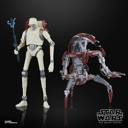 STAR WARS The Black Series KX Security Droid Enforcer & Droideka, Jedi: Survivor Gaming Greats Collectible 6 Inch Action Figure 2-Pack (Amazon Exclusive)