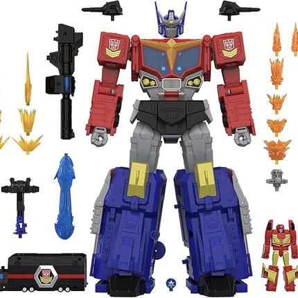 Transformers Age of The Primes Titan Class The Thirteen Star Optimus Prime, 15-inch Converting Action Figure, Robot Toys for Ages 15+