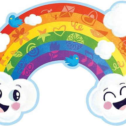 Peaceable Kingdom Shimmery Rainbow Floor Puzzle
