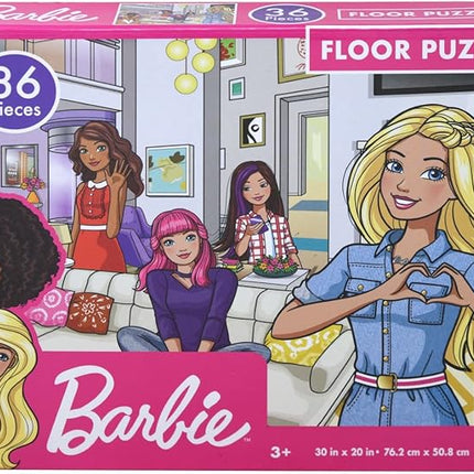 Barbie - Kids Floor Puzzle. Educational Gifts for Boys and Girls. Colorful Pieces Fit Together Perfectly. Great Preschool Aged Learning Gift.