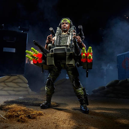 G.I. Joe Classified Series #150, Heavy Duty with Man-Portable Heavy Weapons System, Collectible Deluxe 6 Inch Action Figure Set with 30 Accessories