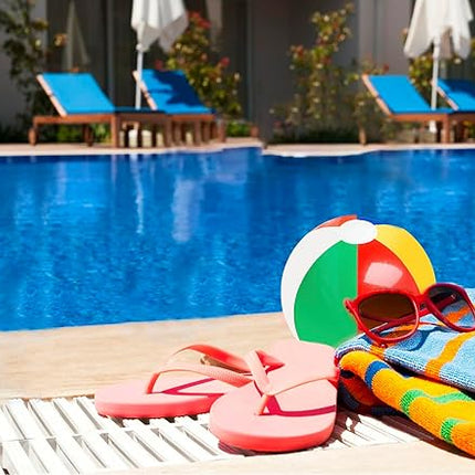 12" Rainbow Colored Party Pack Inflatable Beach Balls - Beach Pool Party Toys (12 Pack)