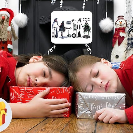 T13 Action Figure Assembly Completed, New 2Pcs Dummy 13, Lucky T13 Action Figure, 3D Printed Multi-Jointed Movable, Black Green, Black Red Devil's Scythe Action Figures