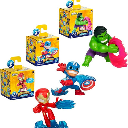 Marvel Avengers Mighty-Verse Collection Series 1 Multipack, Collectible 2.5-Inch-Scale (6 cm) Action Figure Set, Super Hero Toys, Kids Ages 4 and Up (Amazon Exclusive)