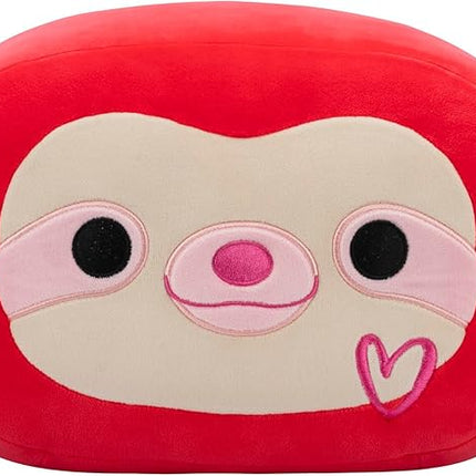 Squishmallows Stackables Original 12-Inch Rupert Red Sloth with Heart Embroidery - Ultrasoft Official Jazwares Plush