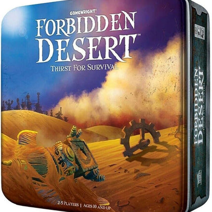 Gamewright - Forbidden Desert Cooperative Survival Adventure Board Game for 2-5 Players – Family Strategy for Ages 10+